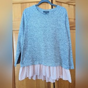 Primark flounce hem tunic sweater 10